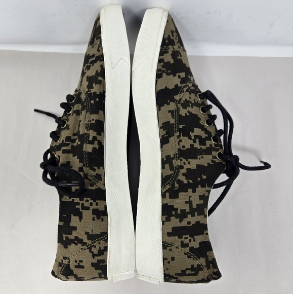 Gram Sneakers Mens Sz 42=9 Tan-Green & Black Fabric Upper Casual Comfort - Picture 8 of 15